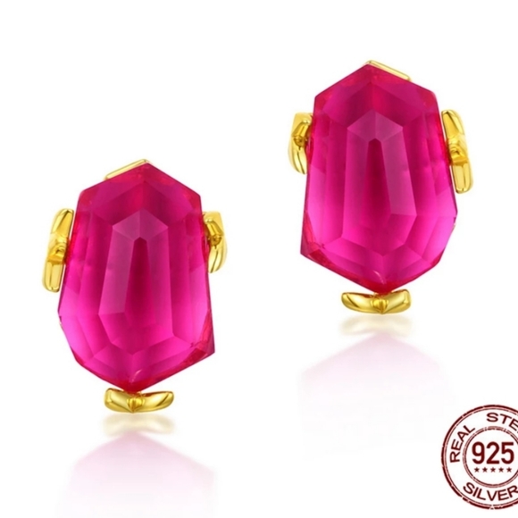 Jewelry - Pink Topaz Stud Earrings